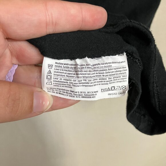 Champion Men's Large Black Short Sleeve Adult Streetwear Splatter Logo Shirt - Picture 4 of 10